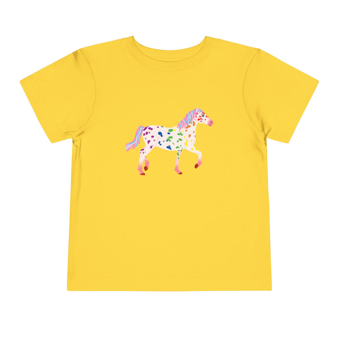 Rainbow on my Parade Horse Toddler Short Sleeve Tee Shirt – Popoki