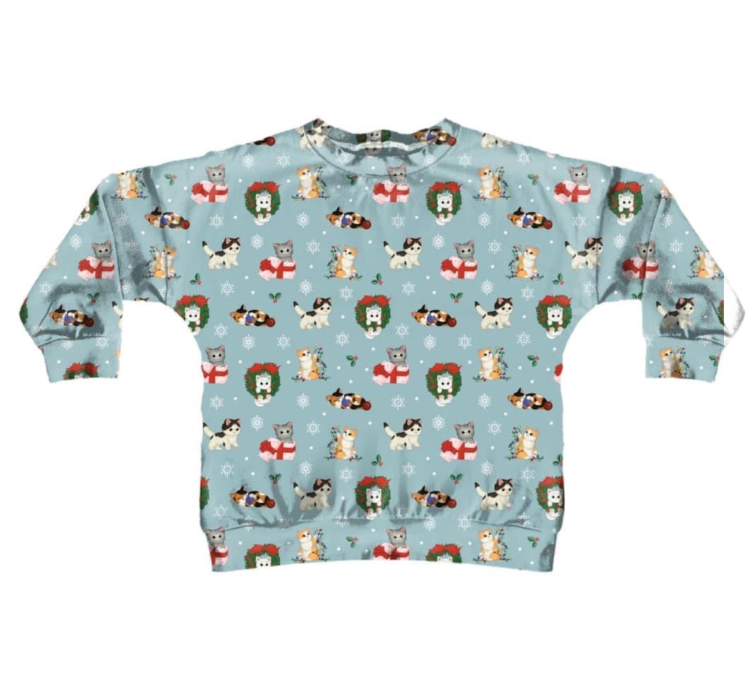 Sweatshirt Christmas Sweaters For Kittens Whisker Wonderland