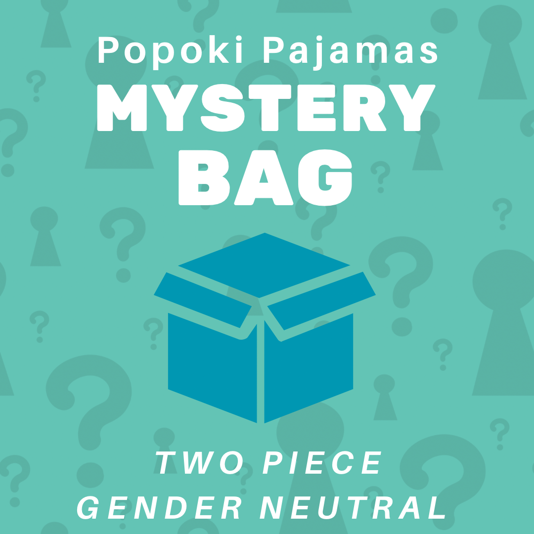 Mystery Bag 2 PAIR Gender Neutral Two Piece Bamboo Pajamas Set – Popoki ...