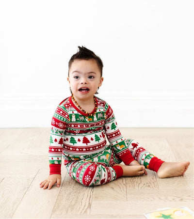 Green Plaid Two-Piece Bamboo Viscose Pajamas – Pookie Baby Boutique